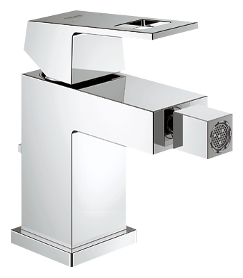 Смеситель для биде Eurocube, сливной гарнитур Grohe 23138000 Смеситель для биде Eurocube, сливной гарнитур Grohe 23138000