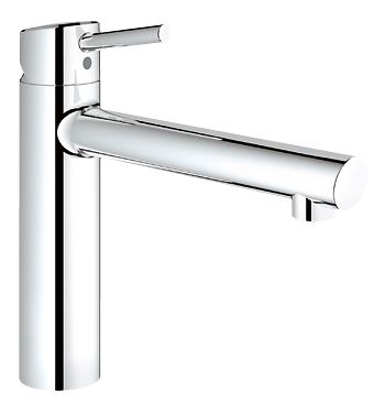 Смеситель однорычажный для мойки Grohe 31128001 Смеситель однорычажный для мойки Grohe 31128001