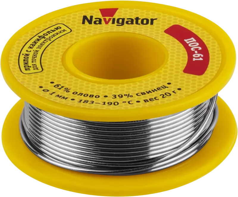 Припой Navigator 93 718 NEM-Pos04-61K-1-F20 Припой Navigator 93 718 NEM-Pos04-61K-1-F20