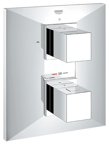 Накладная панель Allure Brilliant для встраиваемого термостата для ванны Grohe 19792000 Накладная панель Allure Brilliant для встраиваемого термостата для ванны Grohe 19792000