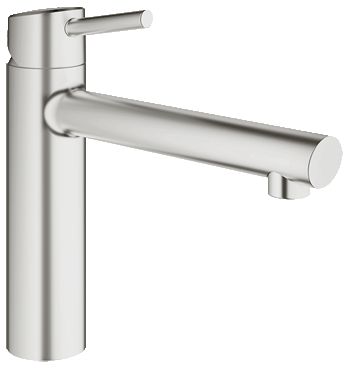 Смеситель однорычажный для мойки Grohe 31128DC1 Смеситель однорычажный для мойки Grohe 31128DC1