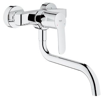 Смеситель однорычажный для мойки Grohe 33982002 Смеситель однорычажный для мойки Grohe 33982002