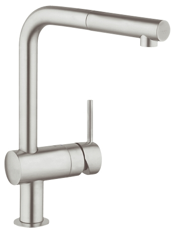Смеситель однорычажный для мойки Grohe 32168DC0 Смеситель однорычажный для мойки Grohe 32168DC0