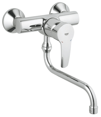 Смеситель однорычажный для мойки Grohe 33982001 Смеситель однорычажный для мойки Grohe 33982001